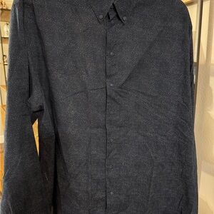Giorgio Armani Dark Blue Button-Down Shirt